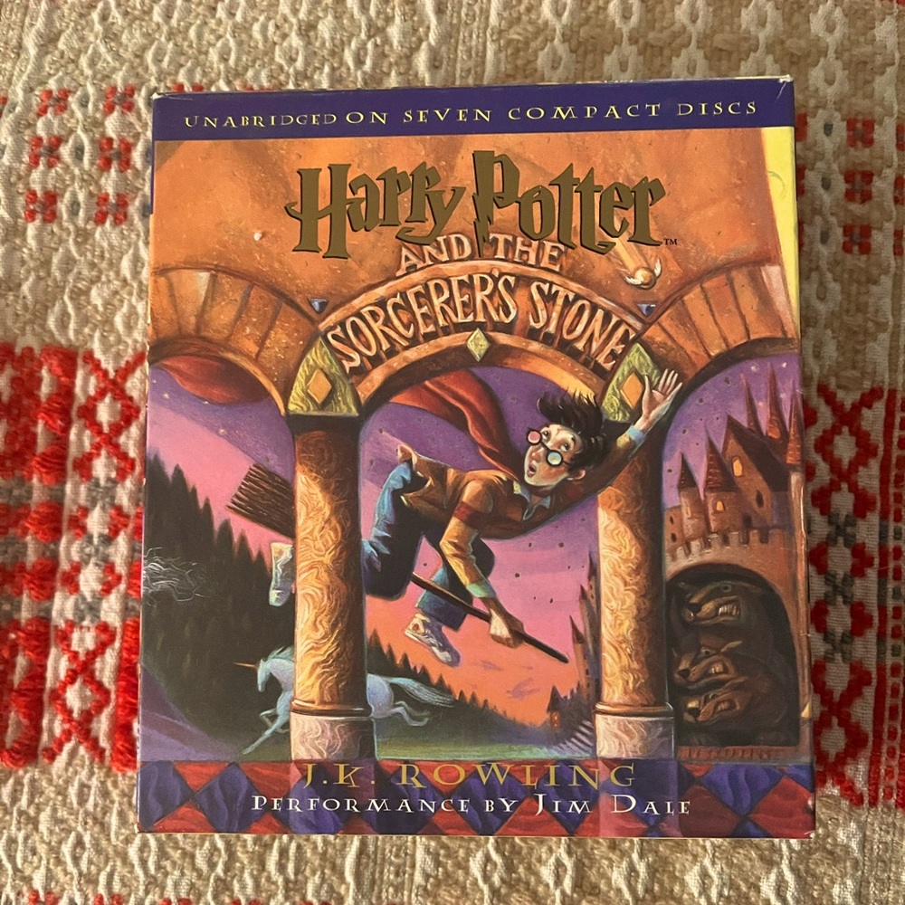 Harry Potter and the sorcerer’s stone audio book on cd